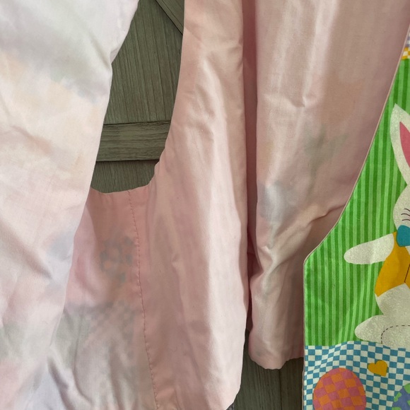 Vintage 80s Easter vest and bunny ears. Handmade. Perfect for egg hunts, teacher - Picture 4 of 7